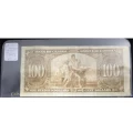 1937 Bank of Canada $100 Bilingual Series Osborne Towers Bill Note F15