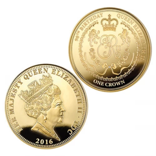 2016 Queen Elizabeth II 90th Birthday Commemorative One Crown Coin