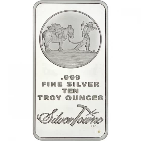 SilverTowne Trademark 10 oz 99.9% Pure Silver Bullion Wafer/Bar *E-TRANSFER & CANADA ONLY*