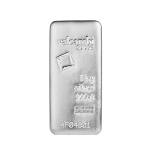 Valcambi 1000g (1 kilo) 99.9% Pure Silver Cast Bar *E-TRANSFER & CANADA ONLY*