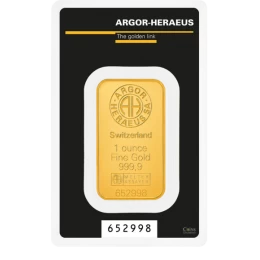 Argor-Heraeus 1 oz 99.99% Pure Gold Bullion Bar/Wafer *E-TRANSFER & CANADA ONLY* Argor-Heraeus 1 oz 99.99% Pure Gold Bullion Bar/Wafer *E-TRANSFER & CANADA ONLY*