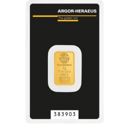 Argor-Heraeus 5g 99.99% Pure Gold Bullion Bar/Wafer *E-TRANSFER & CANADA ONLY* Argor-Heraeus 5g 99.99% Pure Gold Bullion Bar/Wafer *E-TRANSFER & CANADA ONLY*