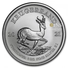 Krugerrand 1 oz South Africa 9999 Silver Bullion Coin Random Year *E-TRANSFER & CANADA ONLY*
