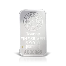 NADIR Metal Refinri 1 oz 99.9% Pure Silver Wafer/Bar *E-TRANSFER & CANADA ONLY*