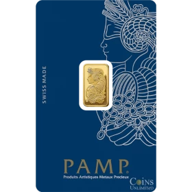 PAMP Suisse 2.5g 99.99% Pure Gold Lady Fortuna Minted Bar *E-TRANSFER & CANADA ONLY*