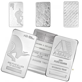 Random Mint 10 oz 99.9% Pure Silver Bullion Wafer/Bar *E-TRANSFER & CANADA ONLY*