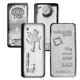 Random Mint and Designs 1000g (1 kilo) 99.9% Pure Silver Cast Bar *E-TRANSFER & CANADA ONLY*