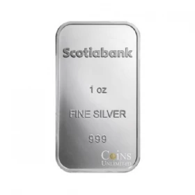 Scotiabank 1oz 99.9% Pure Silver Wafer/Bar *E-TRANSFER & CANADA ONLY*