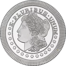 SilverTowne 1 oz 99.9% Morgan Dollar Replica Stackable Silver Round (tube of 20) *Paypal & CANADA ONLY*