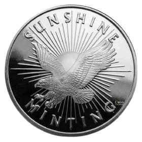 Sunshine Mint 1 oz 999 Pure Silver Coin *E-TRANSFER & CANADA ONLY*