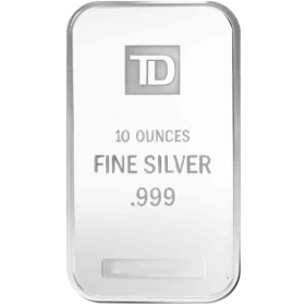 TD Bank 10 oz 99.9% Pure Silver Bullion Wafer/Bar *E-TRANSFER & CANADA ONLY*