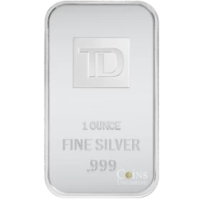 TD Bank 1oz 99.9% Pure Silver Bullion Wafer/Bar *E-TRANSFER & CANADA ONLY*