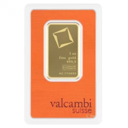 Valcambi Suisse 1oz 99.99% Pure Gold Bullion Bar/Wafer *E-TRANSFER & CANADA ONLY*