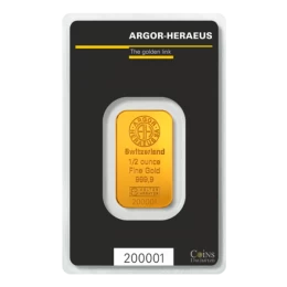 Argor-Heraeus 1/2 oz 99.99% Pure Gold Bullion Bar/Wafer *E-TRANSFER & CANADA ONLY* Argor-Heraeus 1/2 oz 99.99% Pure Gold Bullion Bar/Wafer *E-TRANSFER & CANADA ONLY*