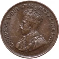 1924 Canadian 1-Cent Small Penny Coin (VG)