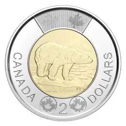 2022 Canadian $2 Polar Bear Toonie Coin (Brilliant Uncirculated)
