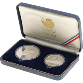 1986-1988 Olympic Games in Seoul 5000-10000 Won Sterling Silver Set