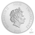 2022 Niue $2 Love is Precious: Dove - 1 oz Fine Silver Coin