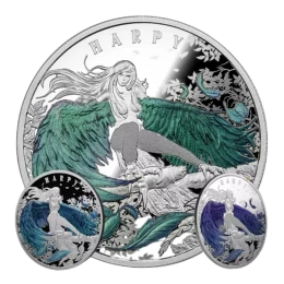 2023 Niue $1 Haunting Harpy 1 oz Pure Silver Proof Coin