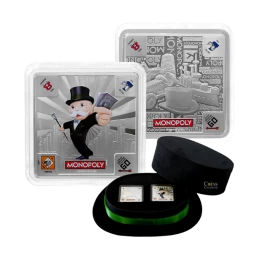 2013 Niue $2 Monopoly 2-Coin Set - 1 oz Fine Silver Coin - tarnished coins