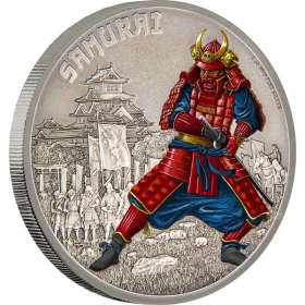 2016 Niue $2 Warriors of History: Samurai - 1 oz Fine Silver Coin