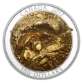 2017 Canadian $100 Sculpture of Majestic Canadian Animals: Wolf - 10 oz Fine Silver Coin