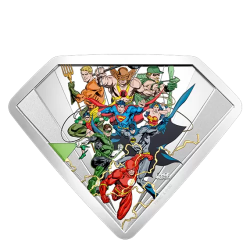 2018 Canadian $100 The Bronze Age of DC Comics - 10 oz Fine Silver Coin