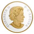 2018 Canadian $100 Keepers of Parliament: The Lion - 10 oz Fine Silver & Gold-plated Coin