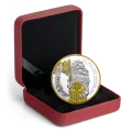 2018 Canadian $100 Keepers of Parliament: The Lion - 10 oz Fine Silver & Gold-plated Coin