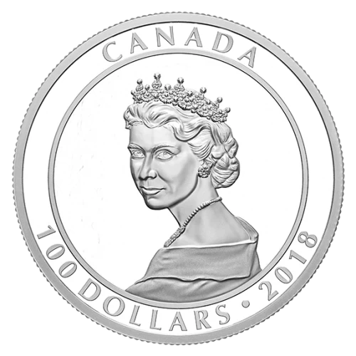2018 Canadian $100 Portrait of a Princess - 10 oz Fine Silver Coin