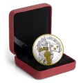 2018 Canadian $100 Keepers of Parliament: The Unicorn - 10 oz Fine Silver & Gold-plated Coin