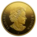 2019 Canadian $100 Robert Bateman's Into the Light: Lion - 10 oz Fine Silver & Gold-plated Coin
