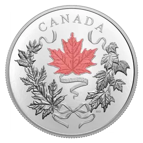 2021 Canadian $100 Our National Colours - 10 oz Fine Silver Coin