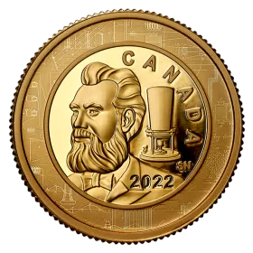 2022 Canadian $100 Alexander Graham Bell: Great Inventor - Pure Gold Coin
