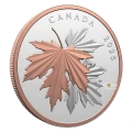 2024 Canada $100 Gleaming Maple Leaves - 10 oz. Fine Silver Coin