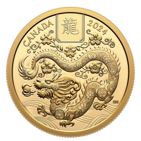 2024 Canadian $100 Lunar Year of the Dragon - Pure Gold Coin