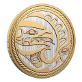 2025 Canada $100 The Hunter - 10 oz Fine Silver & Gold-plated Coin