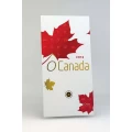 2013 Canada $10 O Canada Series 1/2 oz Fine Silver & Gold-plated 12-Coin Set with Display Case
