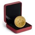 2015 Canadian $10 Maple Leaves with Queen Elizabeth II Effigy from 1965 - Pure Gold Coin