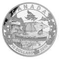 2015 Canadian $10 Canoe Across Canada 6-Coin Set & Canoe Shaped Box
