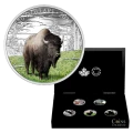 2016/17 Canada $20 Majestic Animals 1 oz Fine Silver 5-Coin Subscription Set 