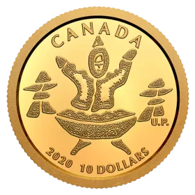 2020 Canadian $10 An Inuk and a Qulliq - 1/20 oz Pure Gold Coin