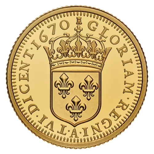 2020 Canadian $10 Relics of New France: Louis XIV 15 Sol - Pure Gold Coin
