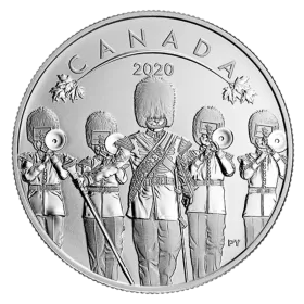 2020 Canadian $10 O Canada! Series: Changing of the Guard - 1/2 oz Fine Silver Coin