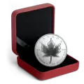 2020 Canadian $10 Pulsating Maple Leaf - 2 oz Fine Silver Coin