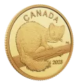 2023 Canadian $10 The Curious Marten - 1/20 oz Pure Gold Coin