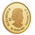 2023 Canadian $10 The Curious Marten - 1/20 oz Pure Gold Coin