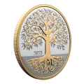 2025 Canada $10 Tree of Life - 1/2 oz Fine Silver Coin with Gold Plating