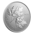 2026 Canada $10 Gleaming Maple Leaves - 1/2 oz Fine Silver Coin