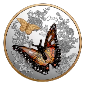 2025 Canada $125 Murano Monarch Butterfly – Half Kilo Fine Silver Coin